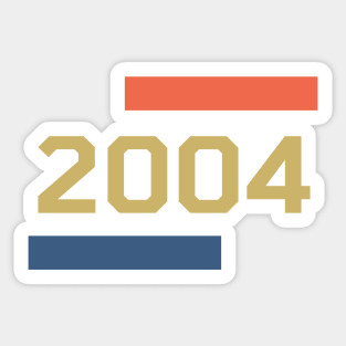 2004 Birth year Sticker